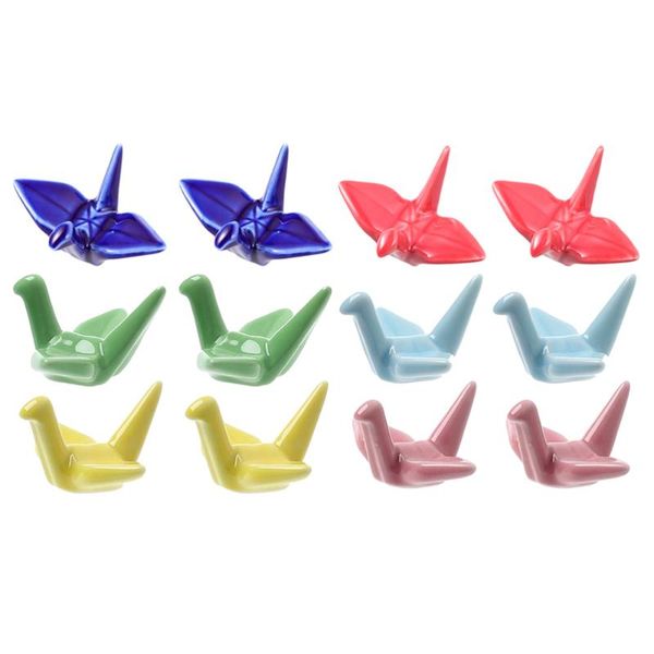 

chopsticks 12pcs japanese-style pen rack ceramic spoon stand fork deskornament