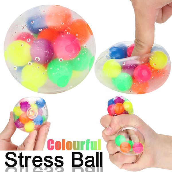 

Non-toxics Color Sensory Toy Office Stress Ball Pressure Ball Stress Reliever Toy Decompression Toy Giocattoli Per Bambini