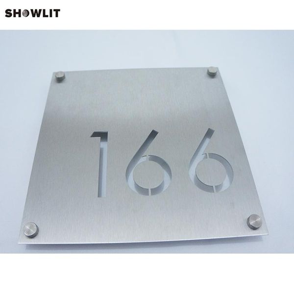 

custom modern house address number sign plaque other door hardware