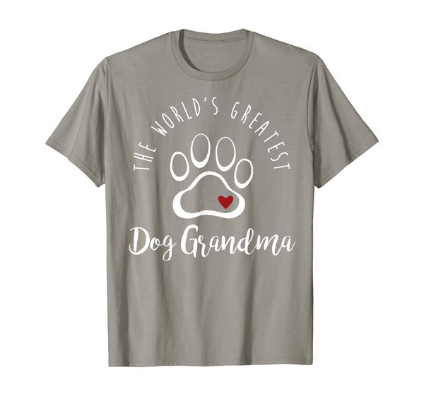 

The Worlds Greatest Dog Grandma Pet Love Fur Gift T-Shirt, Mainly pictures