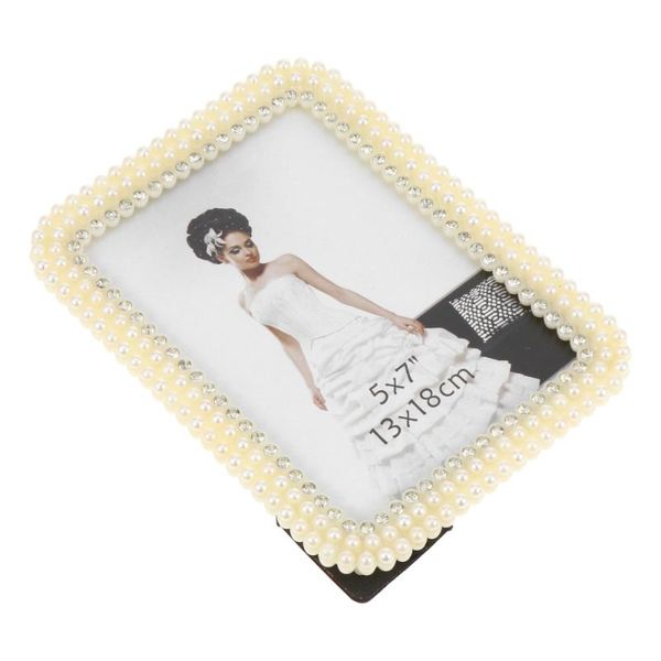 

frames romantic pearl decorated resin family picture frame rectangular po
