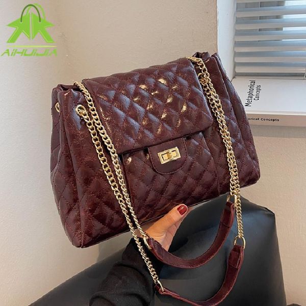

evening bags brand designer woman handbag 2021 korean version high capacity rhombic chain shoulder bag fashion all-match messenger
