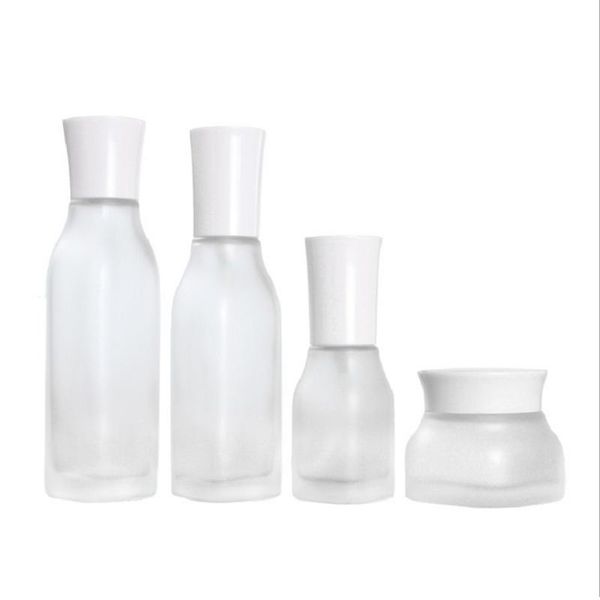 

storage bottles & jars spray bottle empty cosmetic packaging container eye cream square shape porcelain glass toner