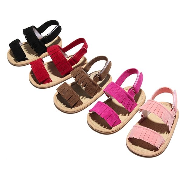 

sales of new tassel velcro anti slip sandals and baby walking shoes