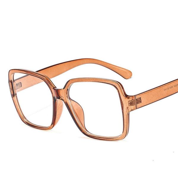 

fashion sunglasses frames classic plastic overized glasses frame spectacle myopia men eyeglasses nerd optical clear lens oculos, Black