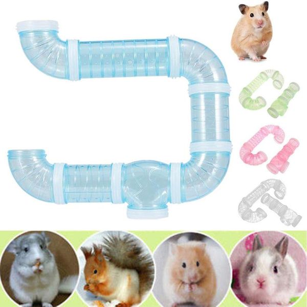 

small animal supplies transparent hamster rat squirrel cage tunnel tube climbing toy pet supply animals toys