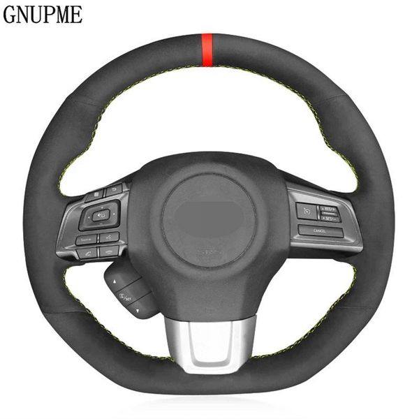 

steering wheel covers hand-stitched soft black suede car cover for wrx (sti) 2021-2021 levorg 2021