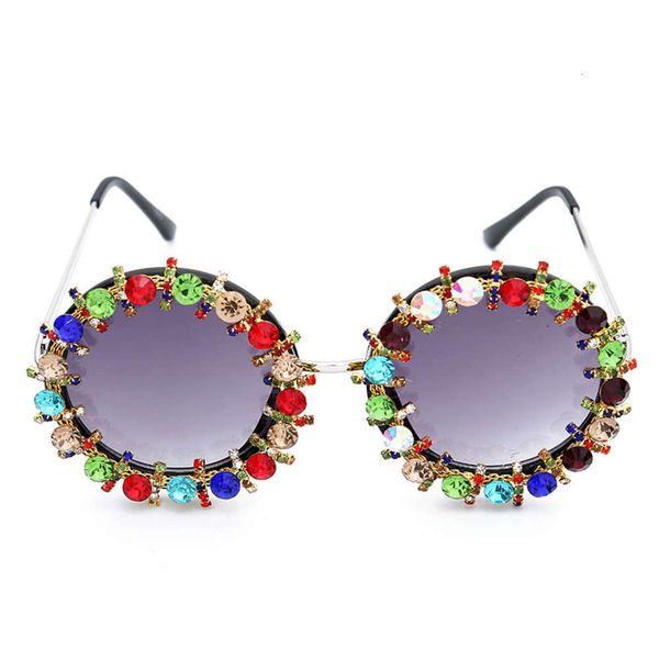 

highend accessories guvivi uv customs oem wholale handmade women fashion sunglass round sun glasssunglass, Black