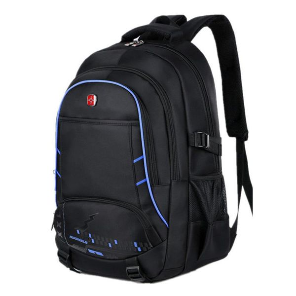 

backpack large capacity men lapwaterproof black multifunctional computer back pack male students teen schoolbag 2021