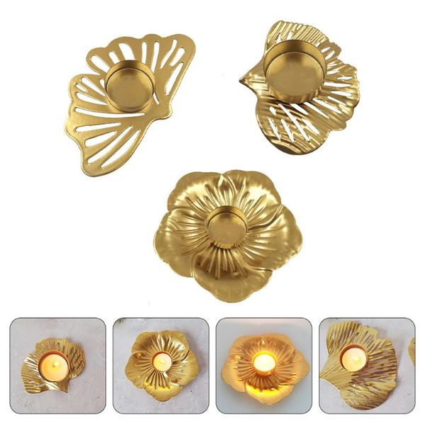 

candle holders 3pcs chic holder dining table household candlestick ornament