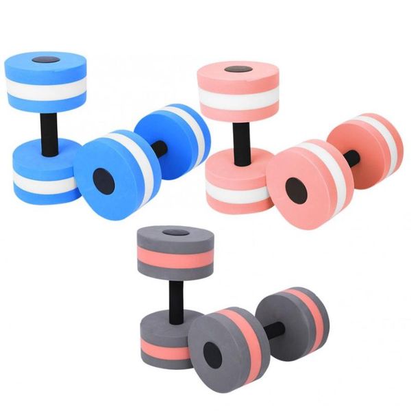 

dumbbells 1pcs water foam floating dumbbell swimming pool weight aerobics automatic float barbell fitness equipment