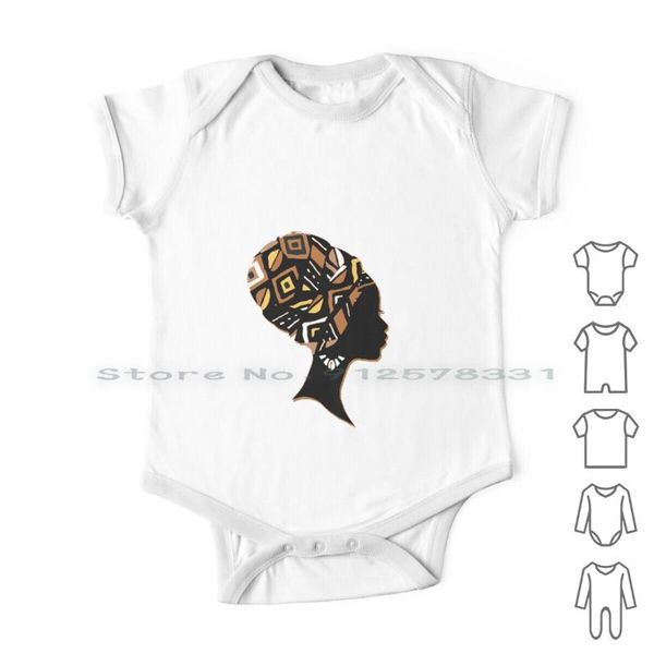 

rompers lady bogolan born baby clothes cotton jumpsuits women girl black miss african art, Blue