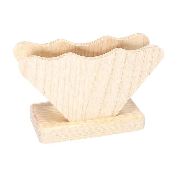 

coffee filters 1pc filter paper storage rack decorative wood