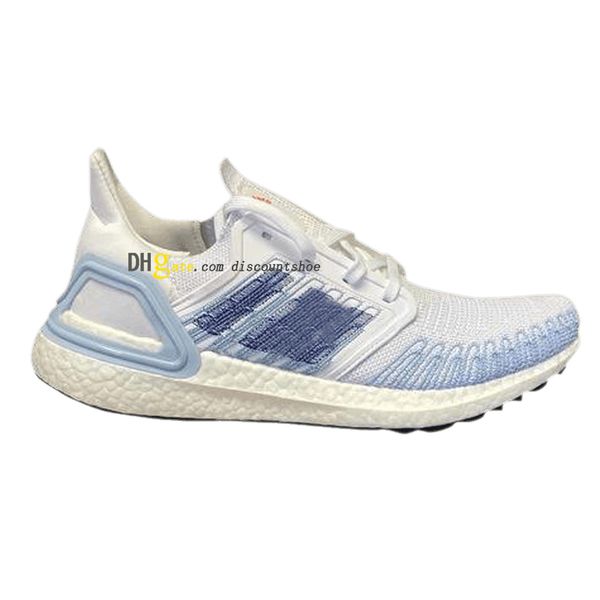 

ultraboost 20 white blue sample running shoes ultra boost sneakers eg0709 s version