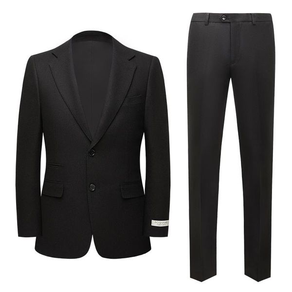 

men's suits & blazers wool men for winter wedding groom tuxedo high-quality 2 piece(jacket+pant) business formal male fashion s, White;black