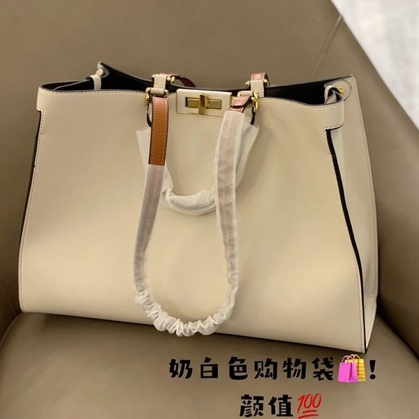 

high version calf leather bag women's fashion large capacity shoulder luxuryss designerss yw