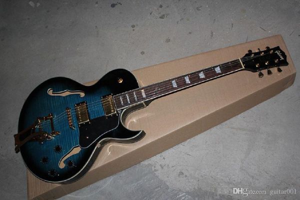 

2014 new wholesale large rocker hollow jazz electric guitar