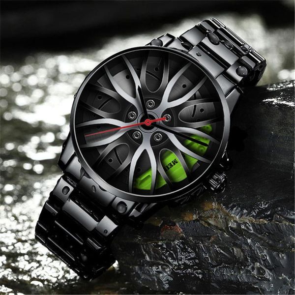 

wristwatches man fashion watch clock mens stainless steel casual wrist 2021 trendy personality watches jewelry birthday gift, Slivery;brown