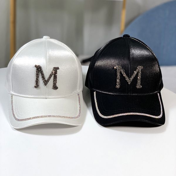 

caps fashion cap mercerized rhinestone -standard show face little baseball women's korean summer sun hat men's, Blue;gray