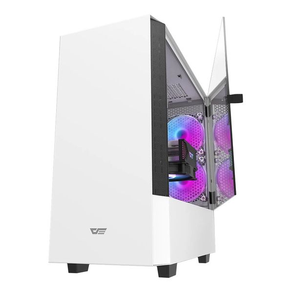 Darkflash DLV22 Игровой компьютер Case ATX / M-ATX / ITX Поддерживается правая дверь открытия пыли нет