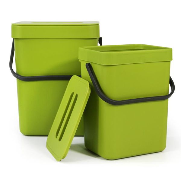 

waste bins 2pcs kitchen trash can bin wall mounted dustbin zero garbage hanging cabinet door