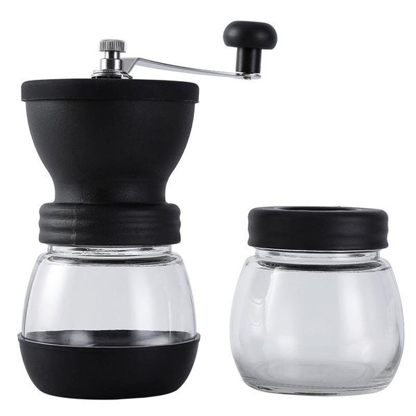 

manual coffee grinders grinder portable hand grind machine mill transparent glass maker tools