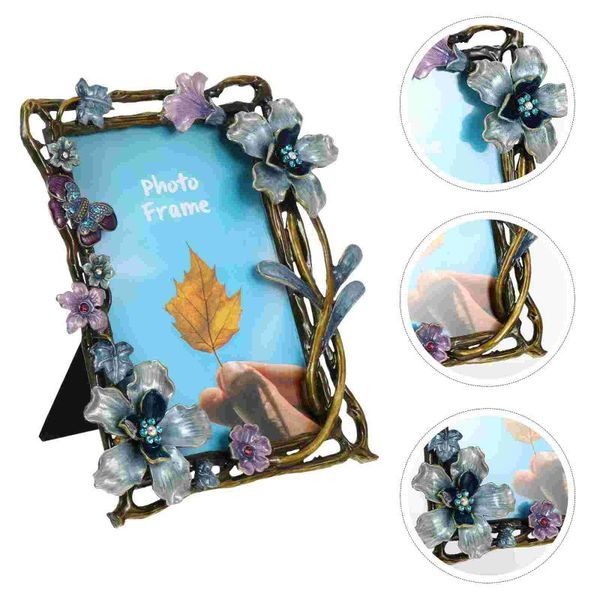 

frames decorative po frame metal vintage picture floral design holder