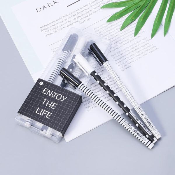 

gel pens 6pcs green plants pen kawaii school office supply stationery gift w8ed