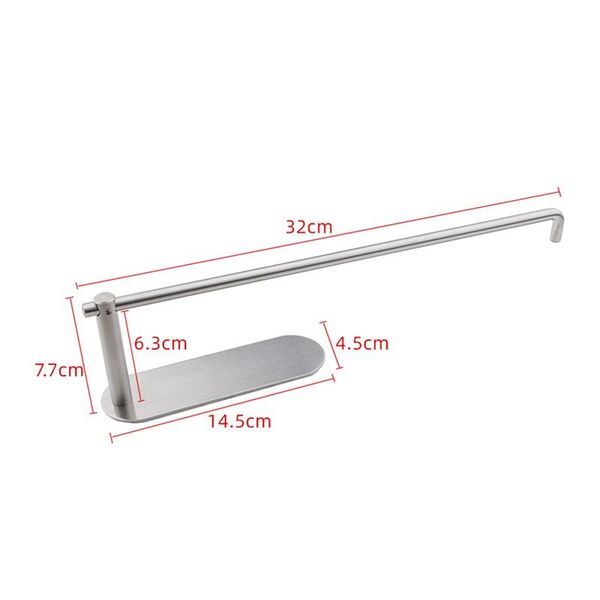 

napkin rings punch-kitchen paper towel holder stainless steel rack home supplies lote88