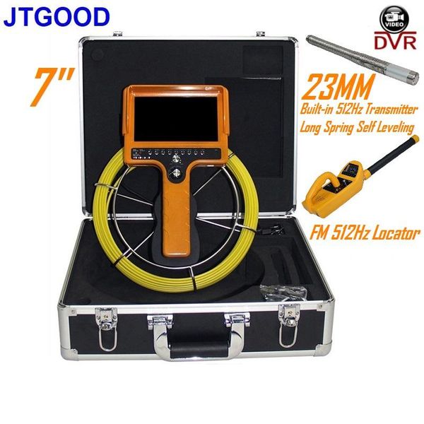 

self leveling 512hz transmitter camera drain sewer inspection video endoscope borescope with receiver ip cameras