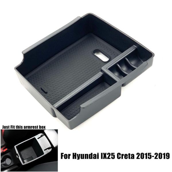 

car organizer armrest storage box tray for kona encino celesta tucson ix35 ix25 creta verna solaris lafesta elantra avante mistra