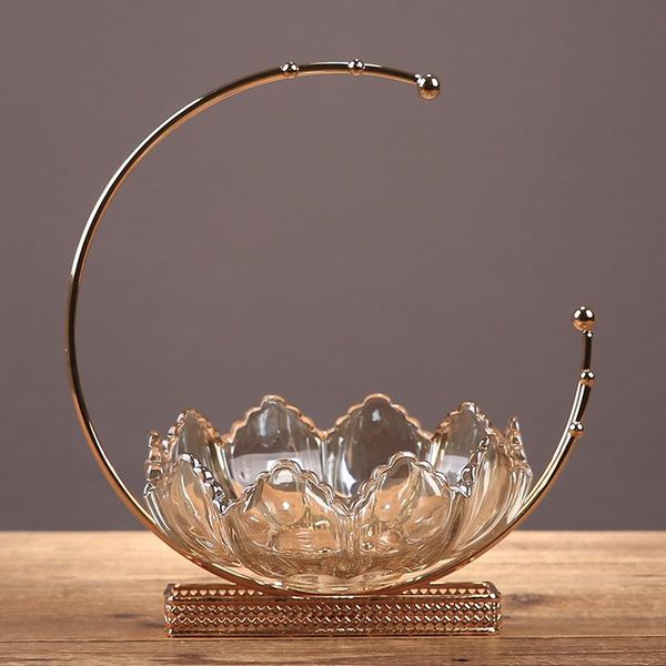 

candle holders american luxury glass fruit bowl creative simple decorative living room home nordic style dessert table ornaments