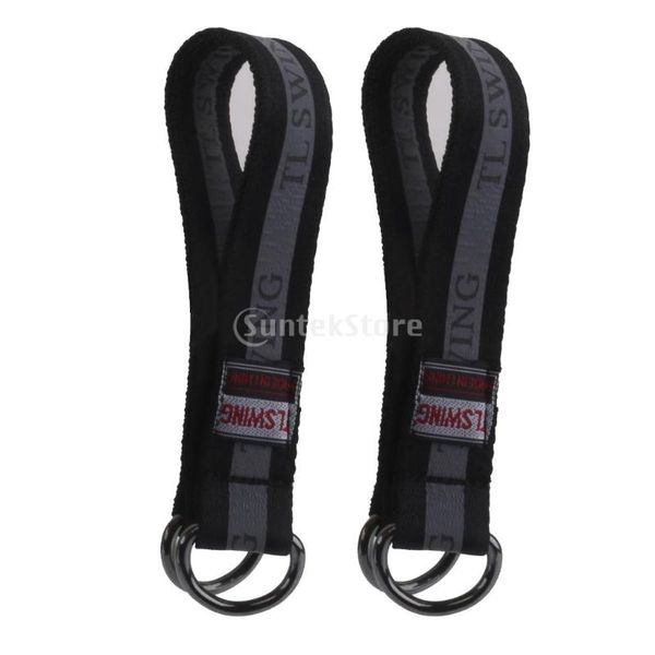 

phenovo polyester bar swing hanging straps 34cm 2pcs black camp furniture