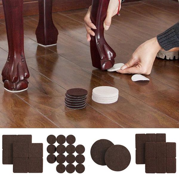 

cushion/decorative pillow self adhesive square felt pads chair table leg floor scratch protector mute anti slip mat for diy furniture access