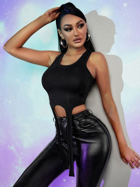 

sxy straps hem tank k0ee#, White