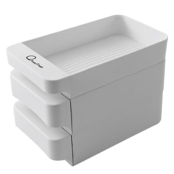 

storage bottles & jars drawer type egg box rack display holder container refrigerator home organizer
