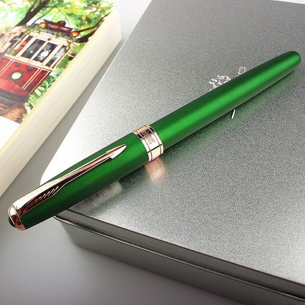 

fountain pens 831a luxury pen rose gold arrow fine 0.38mm nib classic ink office school supplies