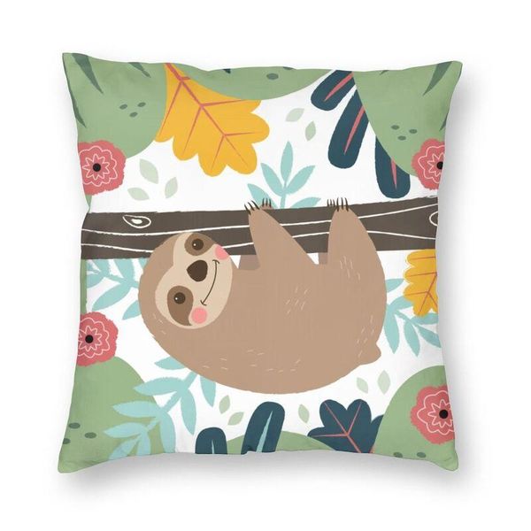 

cushion/decorative pillow sloth cushion cover 40x40 home decorative 3d printing kawaii lazy animal throw for living room double-sided