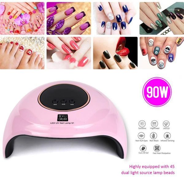 

bevili color 36w uv led nail lamp dryer ice for manicure gel drying varnish salon tool dropship1
