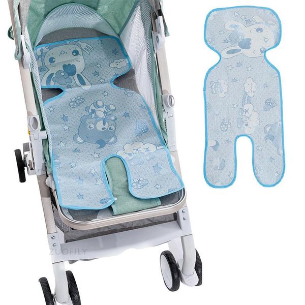 

stroller parts & accessories summer baby cart bed dinner chair seat cushion kids mattress universal type ice silk trolley seats cushions