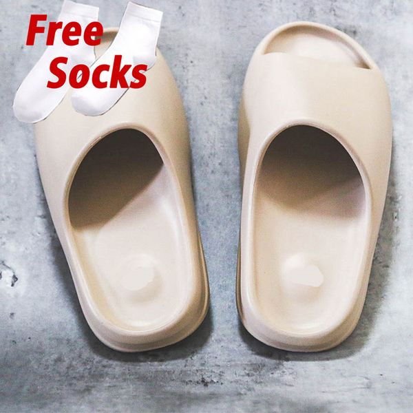 

yeesy foam runner slide women men slippers desert sand bone resin sandal bench sneakers yoga outdoor sports football basketball soccer a v7r, Black