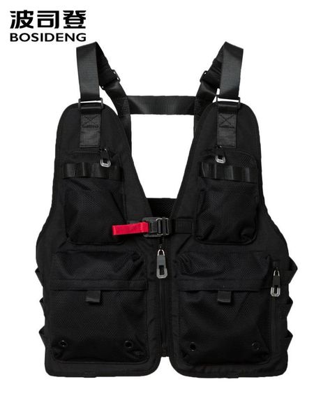 

men's vests bosideng sportswear short casual vest b90542959, Black;white