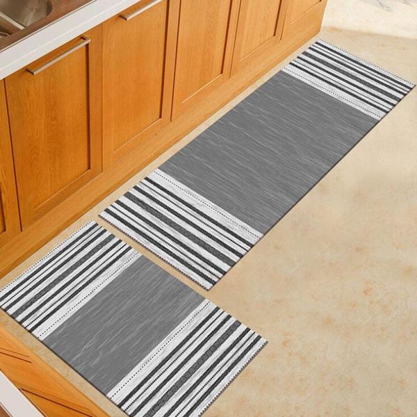 

kitchen carpet anti-dust anti-slip easy to clean geometric patterns soft and comfortable cotton pad rug carpets