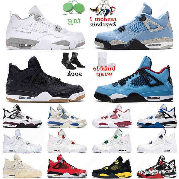 

7-13 men women jumpman 4 basketball shoes 4s university blue fire red white oreo black gum outdoor mens trainer sports sneakers