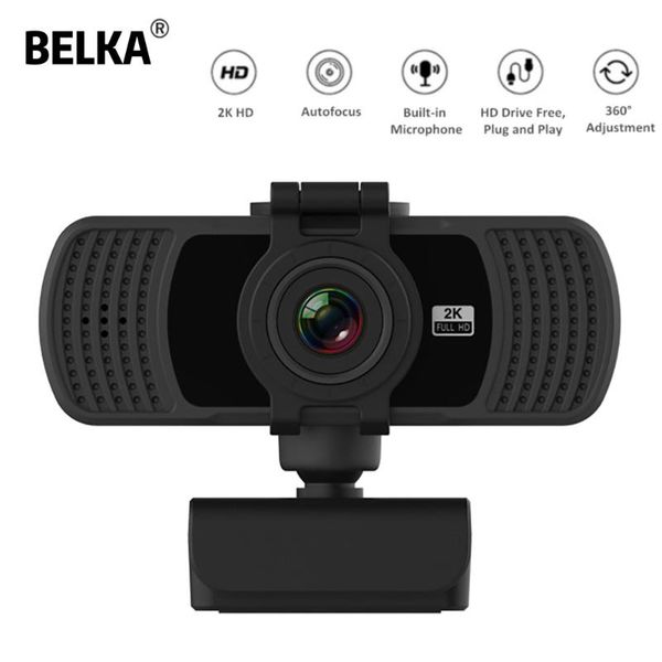 

webcam computer web camera with microphone for live broadcast video calling conference work pc online class webcams