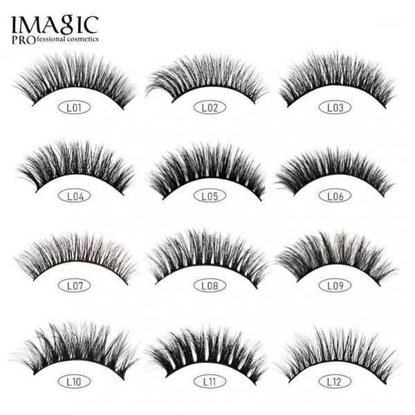 

pairs 3d natural false eyelashes hand made faux eyelash extension makeup volume fake lashes for beauty1