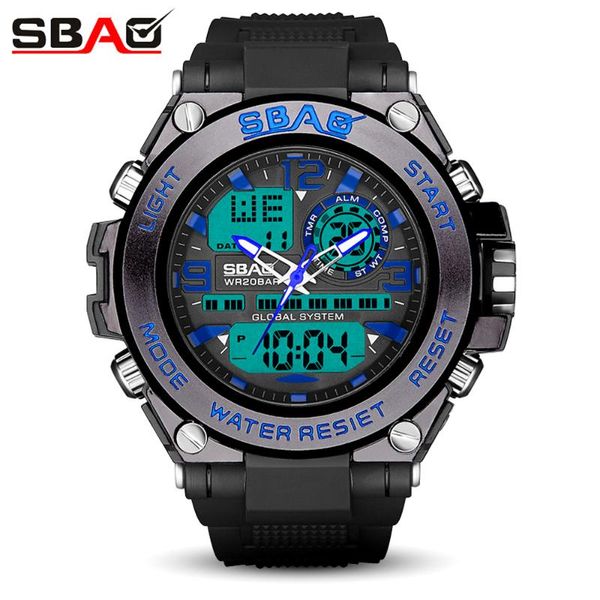 

wristwatches 2021 outdoor sports watch led men's waterproof and shockproof digital electronic clock reloj hombre homme, Slivery;brown
