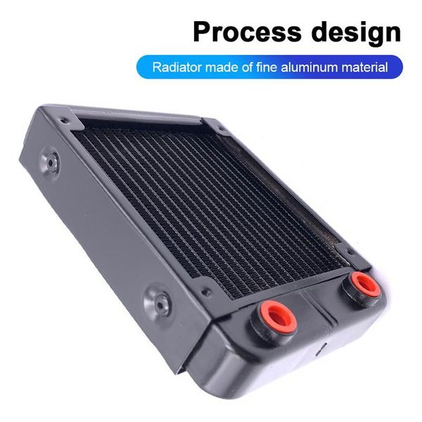 

water cooling radiator 18 pipe aluminum computer heat exchanger cooler for pc cpu fans & coolings