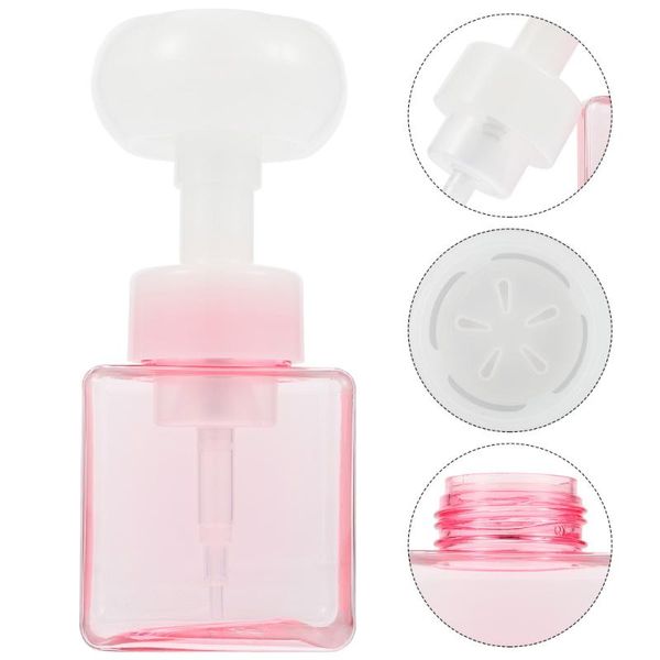 

liquid soap dispenser 250ml flower foams bottle foaming for shower facial cleanser