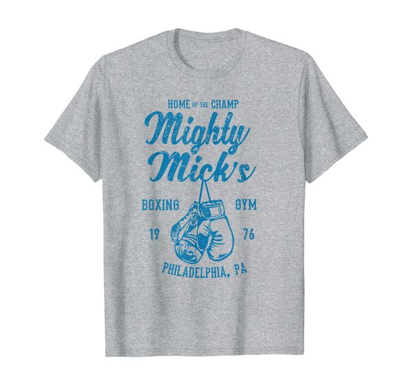 

Mighty Mick' Boxing Gym Vintage Philly T shirt Blue, Mainly pictures